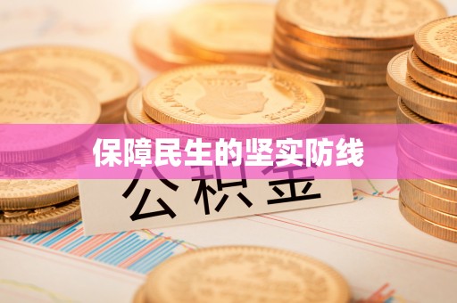 广阳保障民生的坚实防线